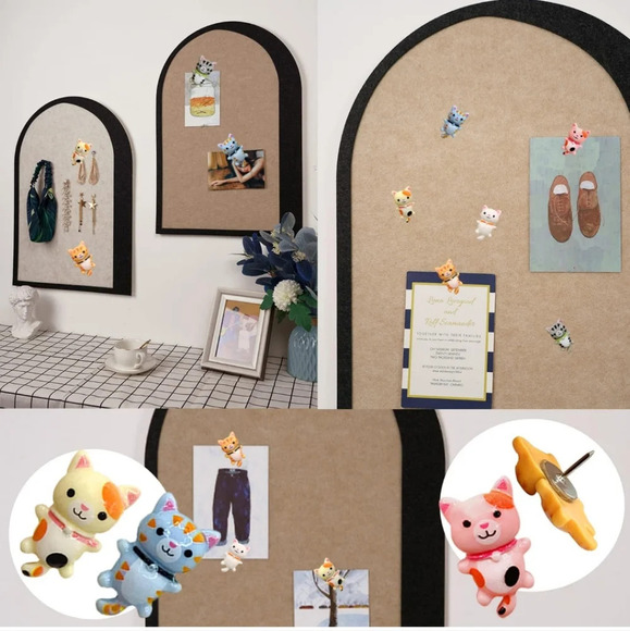30 pcs Cat Push Pins Animal Creative Thumbtacks Corkboard Pushpins for P… - Picture 5 of 7